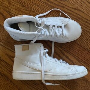 White Nike High-Top Sneakers size 9.5
